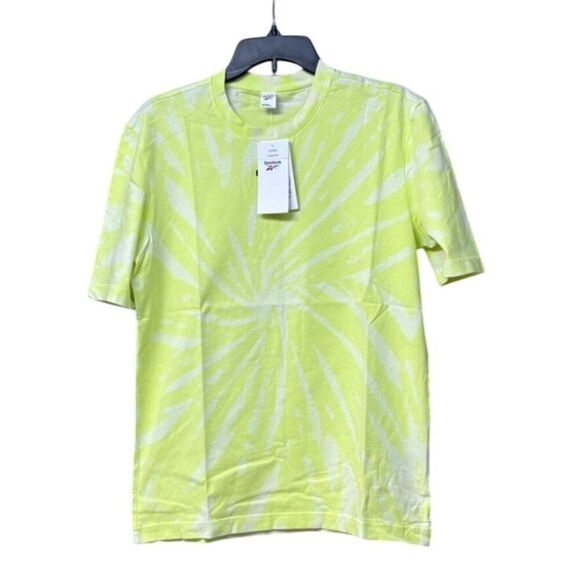 Reebok Unisex Classics Tie-Dye T-Shirt in Semi Energy Glow Size XS - Picture 9 of 10